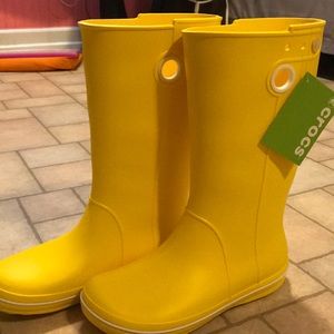 New with tags and in box Croc Rainboots